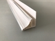9mm / 10mm Big Size White PVC Extrusion Profiles With Two Silver Lines
