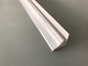 9mm / 10mm Big Size White PVC Extrusion Profiles With Two Silver Lines