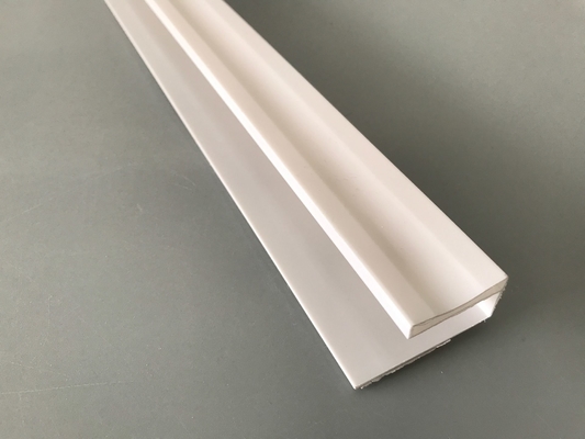 Συσκευές από PVC για την εγκατάσταση πλακών από PVC Λευκό προφίλ PVC-U Λιαστική εκτύπωση Εκχυλισμένο πλαστικό U Channel Αδιάβροχη προστασία από τις ακτίνες UV