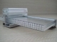 Various Colors Corrugated Polycarbonate Greenhouse Panels Flame Resistance