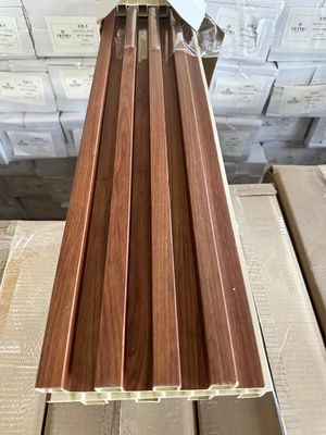 Κούφια 23MM πάχος Wpc πλεγμένα τοίχοι εξωτερικά