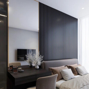 Εύκολη Εγκατάσταση πάνελ τοίχου wpc εξωτερικού χώρου 2,9m/3m/Προσαρμοσμένο Μήκος Με Κλιπς Και Βίδες