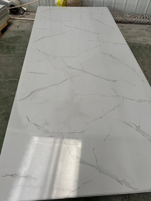 Πυρόστερα πλακάκια από PVC για τοίχους, διακοσμητικά πλακάκια από UV μάρμαρο 1220x2440x3mm