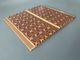 8 Inch Commercial Kitchen Plastic Wall Panel Brown Knitting Groove Design