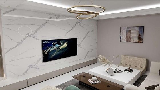 3mm λευκό PVC τοίχωμα 1220*2440mm UV μαρμάρινο φύλλα