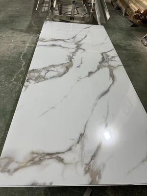 νέες πλάκες pvc UV μαρμάρινο 3D UV μαρμάρινο φύλλα populares planchas de marmol ξυλοπίνακα SPC διακοσμητικό τοίχο