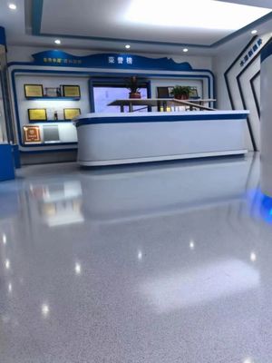 Επικάλυψη δαπέδου εποξειδικού με εφέ μαρμάρου καθρέφτη, ανθεκτικό στην φθορά, ανθεκτικό χρώμα δαπέδου, εποξειδικό επίστρωμα δαπέδου με χρωματιστή άμμο