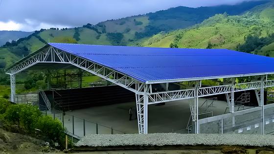 Γρήγορη εγκατάσταση Τετράγωνα συνθετικής ρητίνης λευκά φύλλα στέγης UPVC PVC πλακάκια στέγης 2mm PVC πλαστικά φύλλα για στέγη δημοφιλή Tejas De UPVC A Λατινική Αμερική