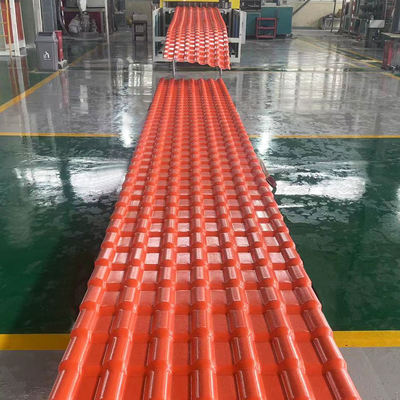Ελαφρύ υλικό στέγης PVC 2mm πάχους Ισπανικού τύπου για οικιακές στέγες για κατασκευές