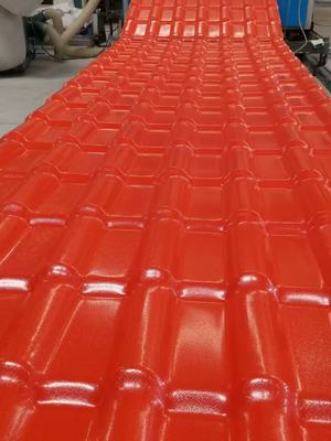 ASA UPVC Κεραμίδια Popular πλαστικές πλάκες στέγης Εξωτερικό αποικιακό χρώμα Ισπανικά