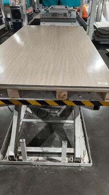 1220×2440mm placa de cristal de carbono Hoja de piedra de carbono lamina de pvc para pared interior fabrica de pvc chapa madera