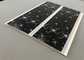 Black Decorative PVC Wall Panels / PVC Wall Cladding Sheets 7mm 2.5kg/Sqm