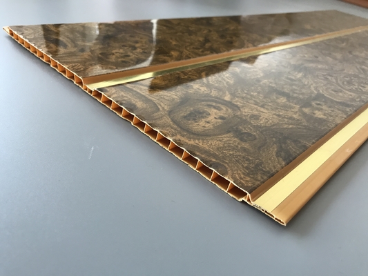 επιτροπές ανώτατου PVC πάχους 7mm με δύο χρυσά εύφλεκτα χαρακτηριστικά γνωρίσματα γραμμών μη 