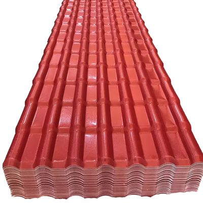ΑΣΑ Επιχρισμός Αποικιακό Tejas PVC UPVC φύλλα στέγης Υλικό οικοδόμησης Εξωτερική στέγη Ισπανική PVC κύμα Σύνθετα κεραμίδια ρητίνης